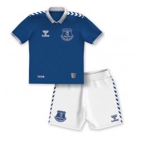 Everton Domáci Detský futbalový dres 2023-24 Krátky Rukáv (+ trenírky)